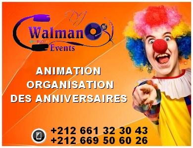 Animation des fêtes et anniversaires pour enfants à Casablanca 0661323043