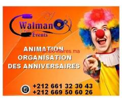 Animation des fêtes et anniversaires pour enfants à Casablanca 0661323043