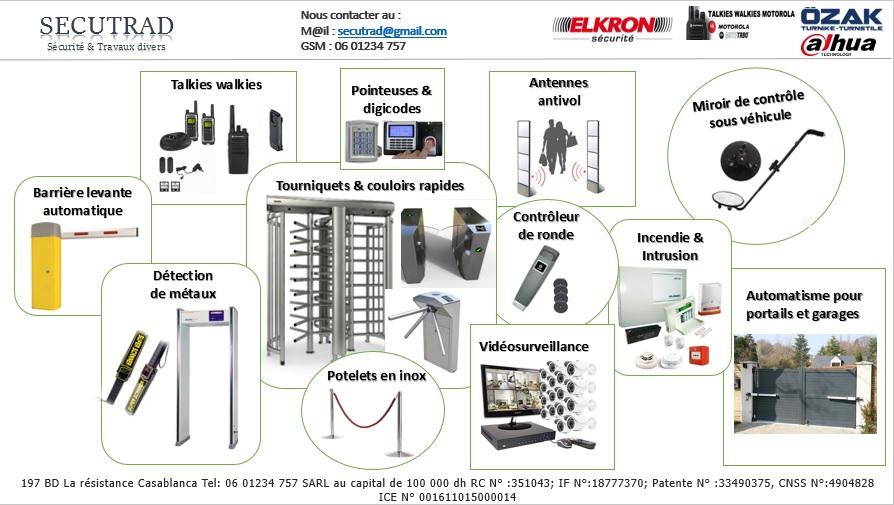 Matériel de sécurité maroc