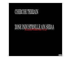 cherchons Terrains zone industrielle ain sebaa