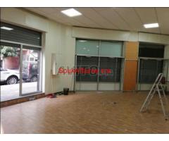 Local commercial bien placé angle