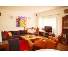 Superbe appart familial 3ch meublé à Guéliz