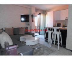 Joli appart meublé vc balcon piscine à Guéliz