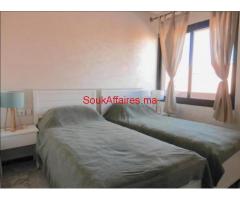 Joli appart meublé vc balcon piscine à Guéliz