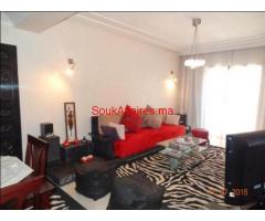 Duplex lumineux meublé belle terrasse Guéliz