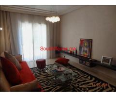 Duplex lumineux meublé belle terrasse Guéliz