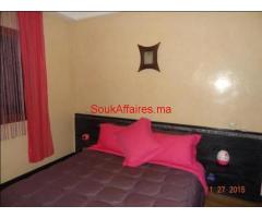 Duplex lumineux meublé belle terrasse Guéliz