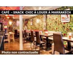 Snack en location gérance au cœur de guéliz