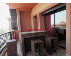 Grand appart meublé de bn standing à Guéliz