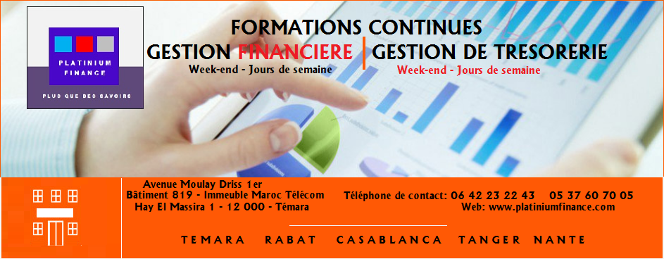 FORMATIONS METIERS – GESTION DE TRESORERIE –GESTION FINANCIERE