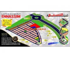 LOTISSEMENT NASSIM PRIX A PARTIR DE 2700DH M² LOTISSEMENT NASSIM PRIX A PARTIR DE 2700DH M²