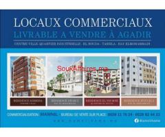 Locaux commerciaux livrable a Agadir