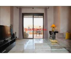 Superbe apprt meublé vc terrasse Rte d Ourika