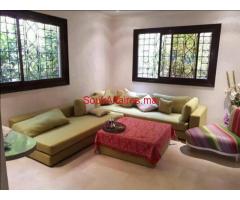 location villa 230 joliment meublée  centre