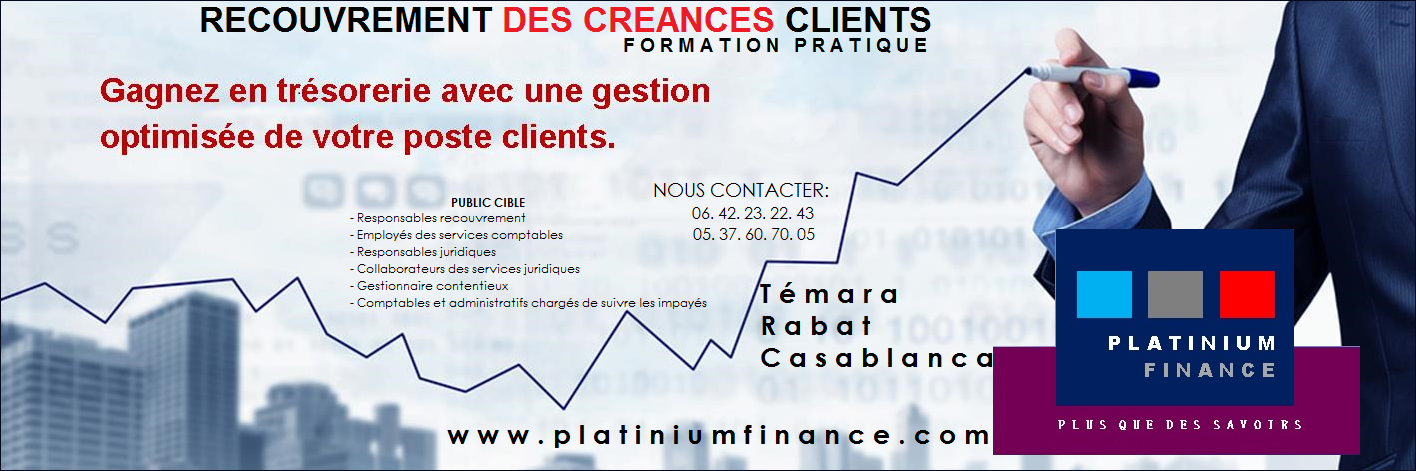 Formation pratique – Recouvrement des créances clients