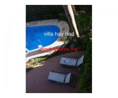 villa a louer a rabat quartier hay riad