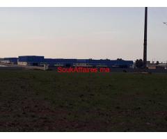 Vente terrain 18ha zone industrielle région Casablanca Maroc