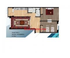 Joli Appartement de 77 m2 à Bouznika