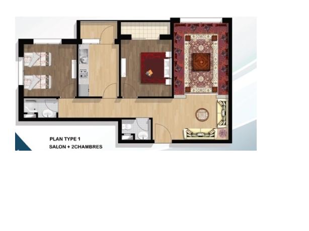 Appartement de Moyen Standing 77m Appartement de Moyen Standing 77m