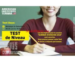 Découvrez le teste de niveau d’Anglais avec l’Institut Amèricain Temara