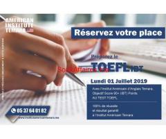 PREPARATION TOEFL À L'INSTITUT AMERICAIN TEMARA