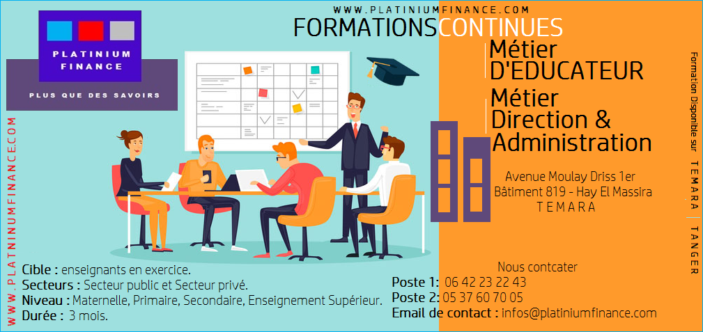 Métier D’EDUCATEUR, Métier de DIRECTION & D’ADMINISTRATION