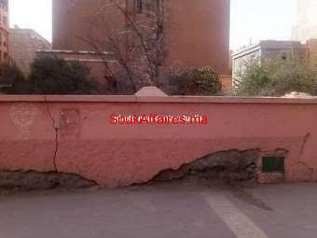 Terrain à vendre à Guéliz Marrakech  pour construction immeuble R+ 5