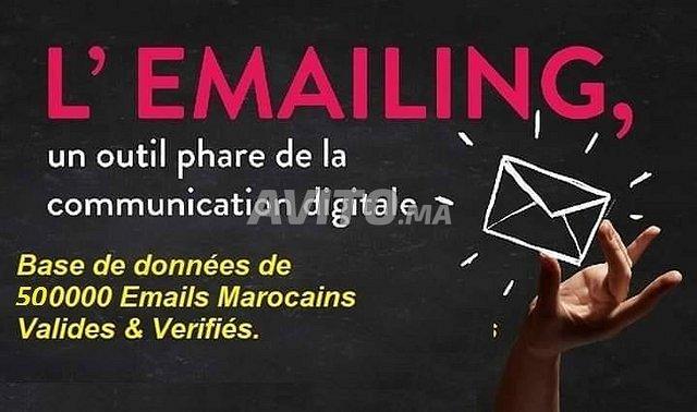 Base donnée 700 000 adresses emails des sociétés