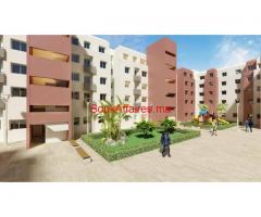 un groupement d’habitation sociale, moyen standing  sans banque et intérêt