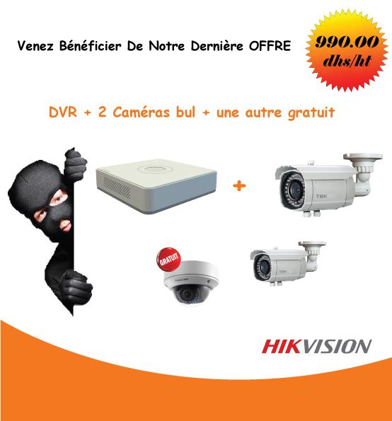 2 CAMERA BULL + DVR 4 + CAMERA GRATUIT