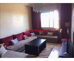 Appart de haut standing meublé à Av Mohamed 6