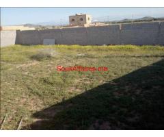 terrain 400 m2 a route de casa