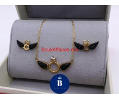 Ensemble collier/boucles d’oreilles