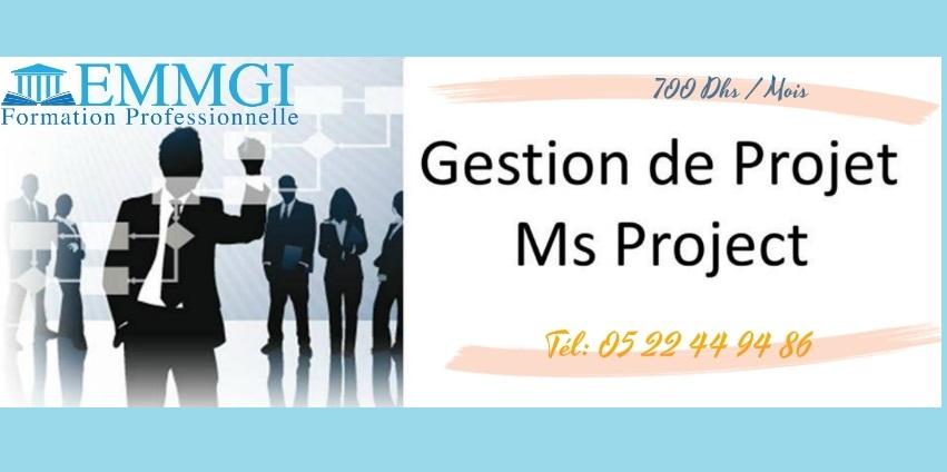 Formation Gestion de projet & Ms Project